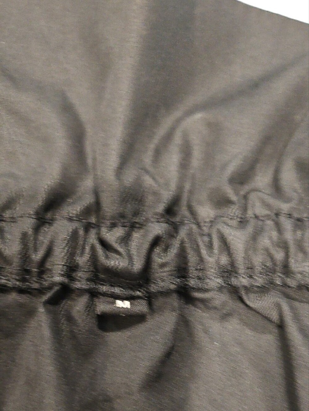 Black Off-Shoulder Ruffle Button Front Top - Picture 5 of 7